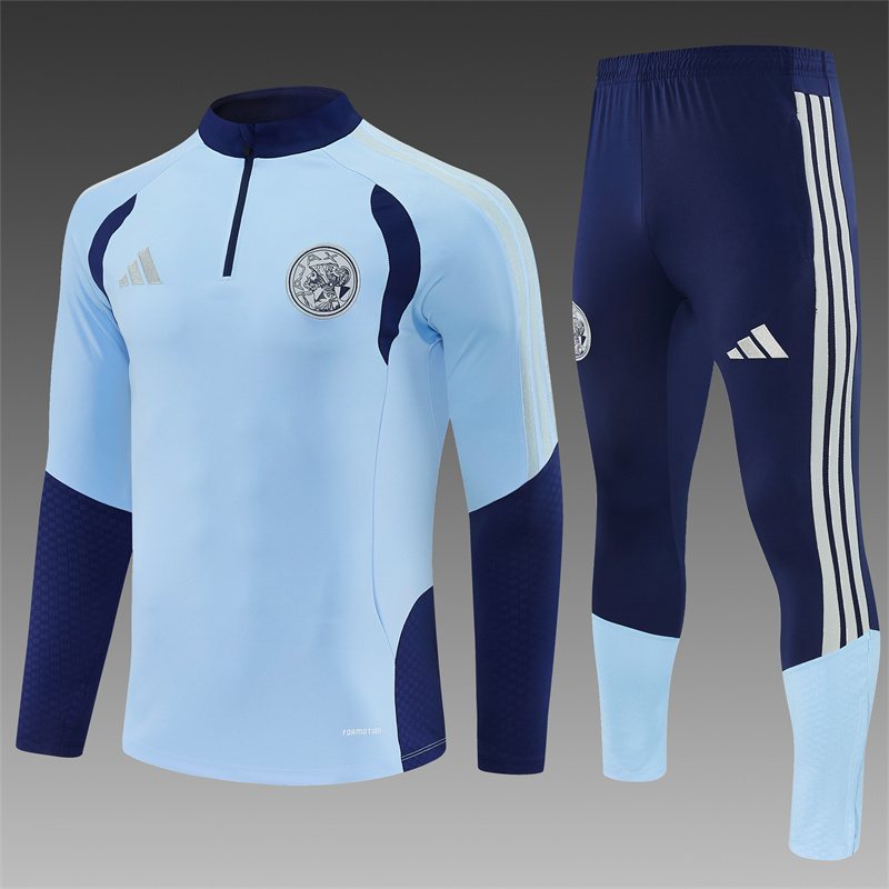 2026-27 Ajax Light Blue Half-Zip Training Suit