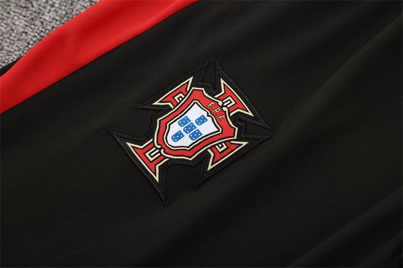 2025-26 Portugal Red Half-Zip Training Jersey