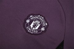 2025-26 Manchester United purple short-sleeved training shirt