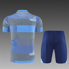 2025-26 Real Madrid Light Blue [Camouflage] Short Sleeve Training Jersey
