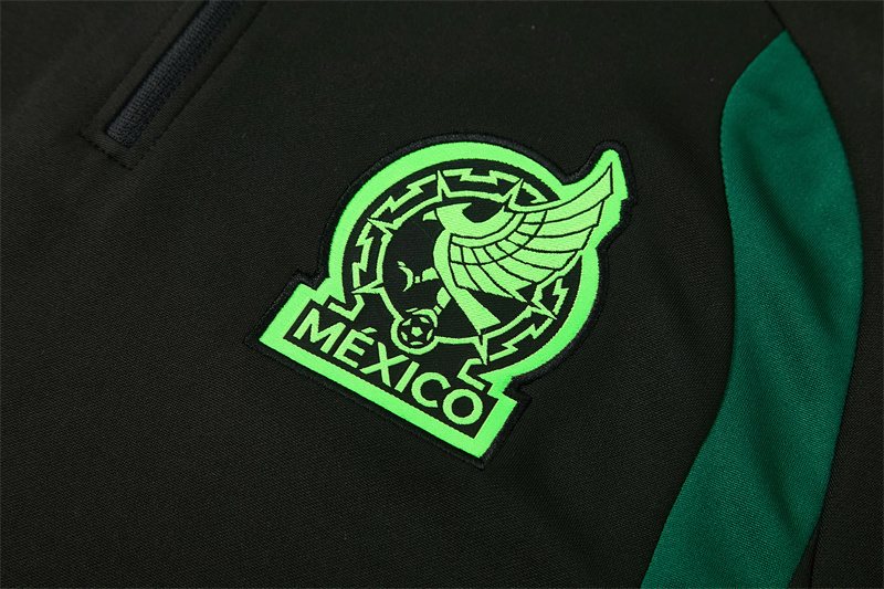 2026-27 Mexico Black Half-Zip Training Jersey