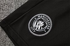 2025-26 Manchester City black short-sleeved training jersey