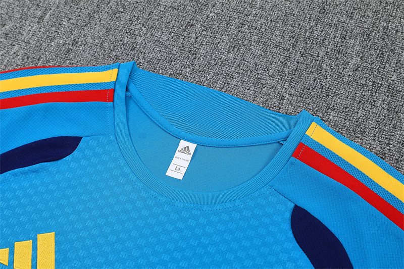 2026-27 Spain Lake Blue Short-Sleeve Training Jersey