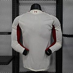 2025-26 Liverpool Away Long Sleeve Shirt - Player Edition