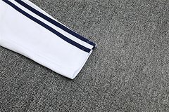 2025-26 Real Madrid White Retro Half-Draw Training Jersey