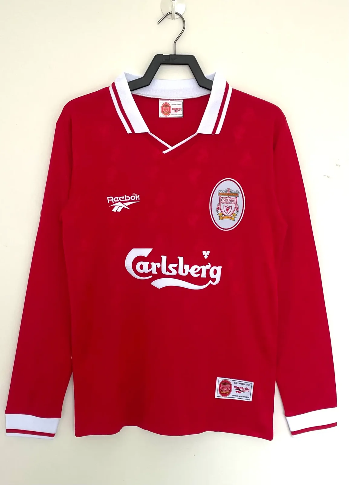 1996-97 Liverpool Home Long Sleeve Retro Shirt