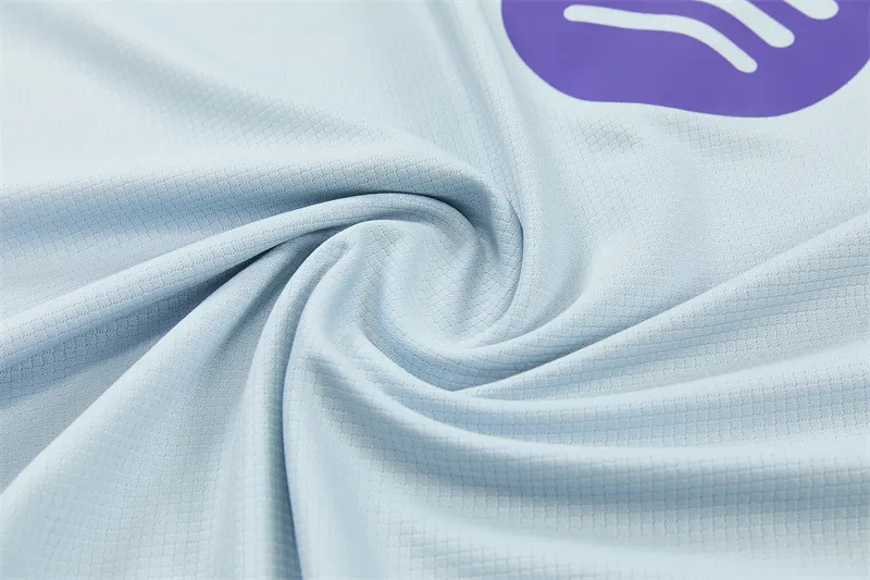 2026-27 Barcelona Light Grey Short-Sleeve Training Jersey