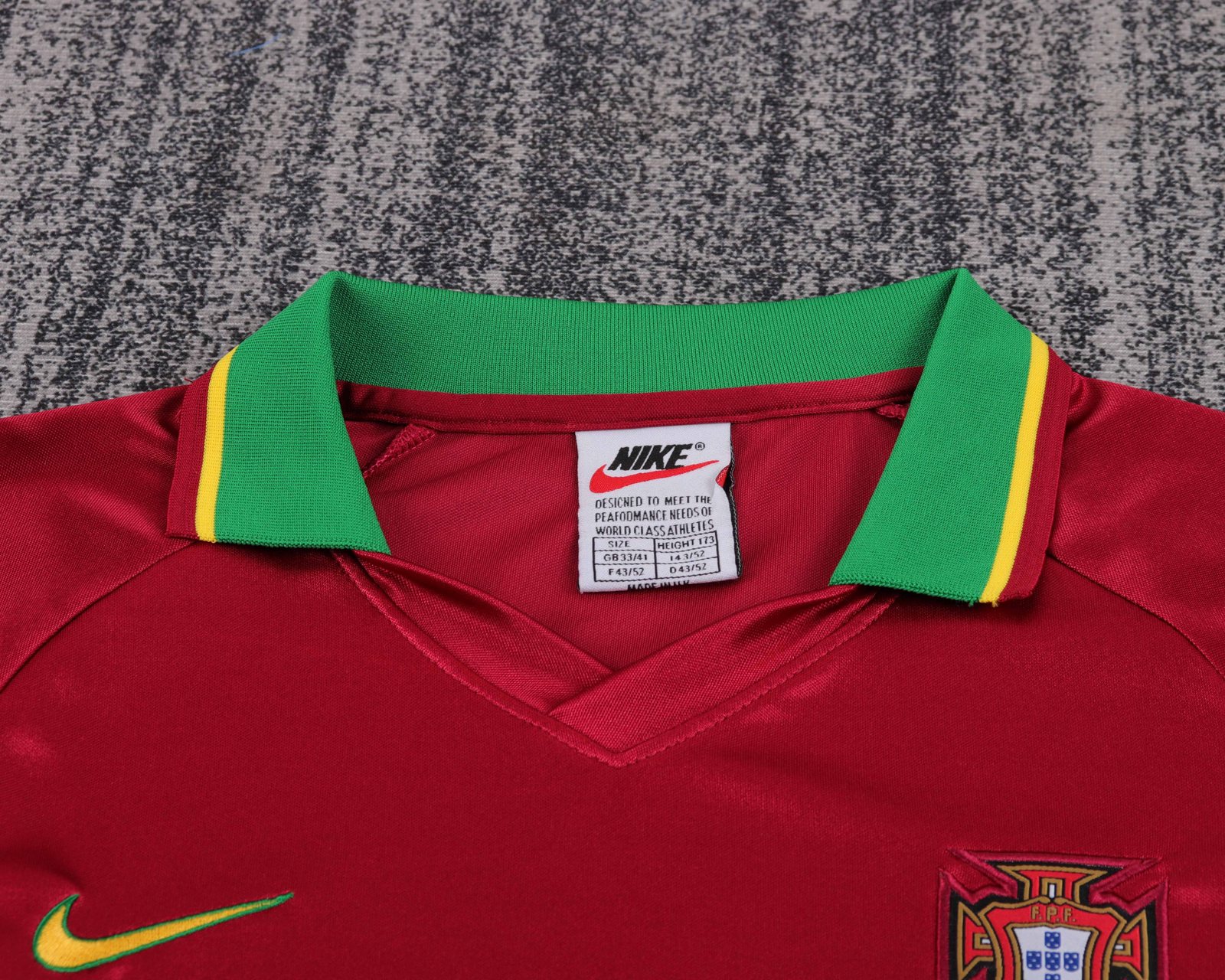 1998 Portugal Home Retro Jersey – Kids
