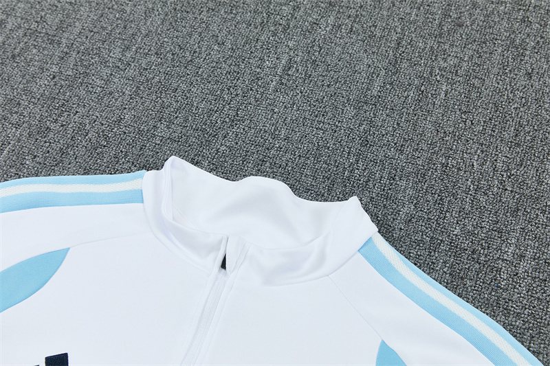 2026-27 Argentina White Half-Zip Training Jersey