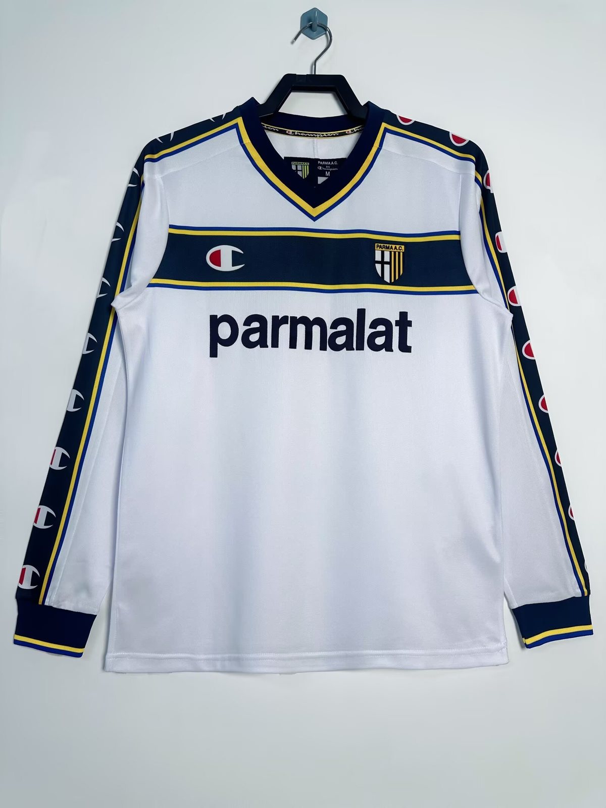 2002-03 Parma Away Retro Long-Sleeve Jersey