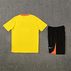 2025-26 Brazil yellow short-sleeved training jersey