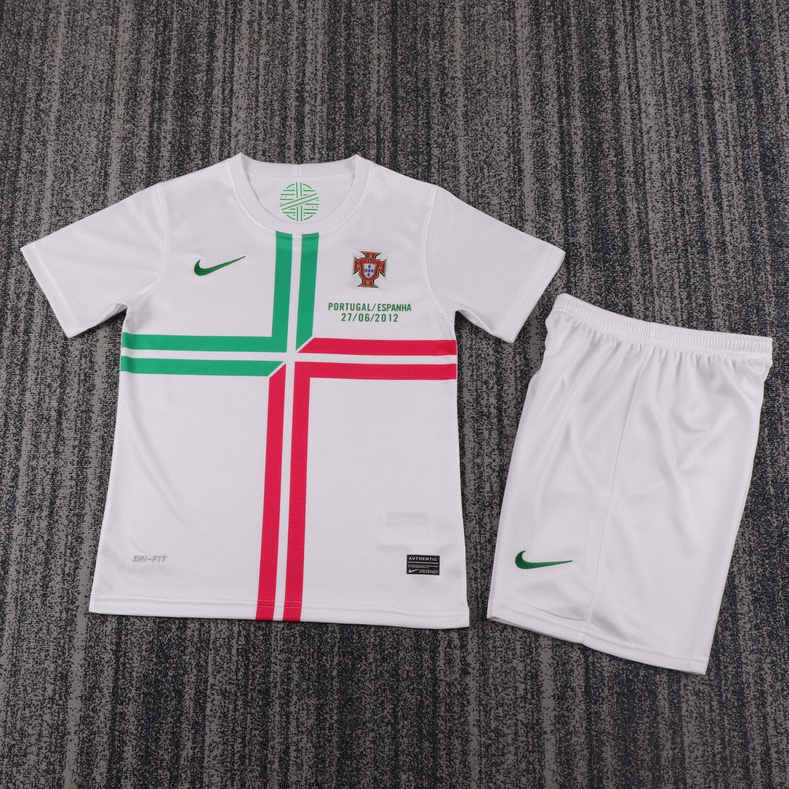 2012 Portugal Away Retro Shirt - Kids Sizing