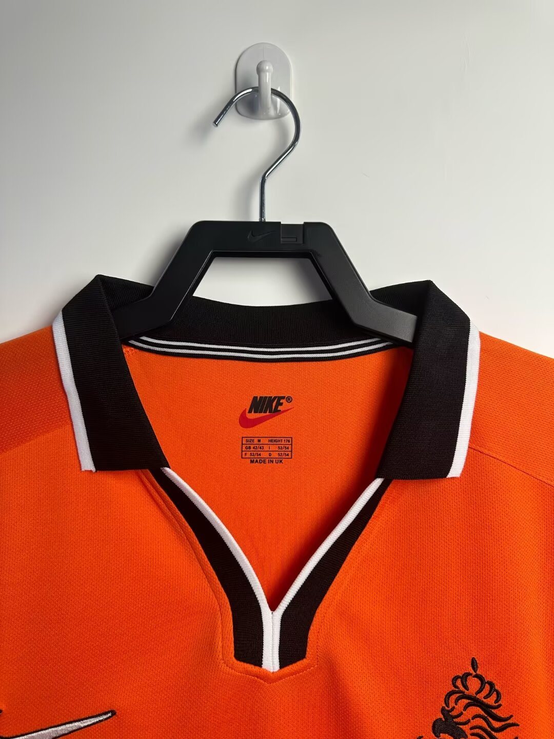 1998 Netherlands Home Long Sleeve Retro Jersey