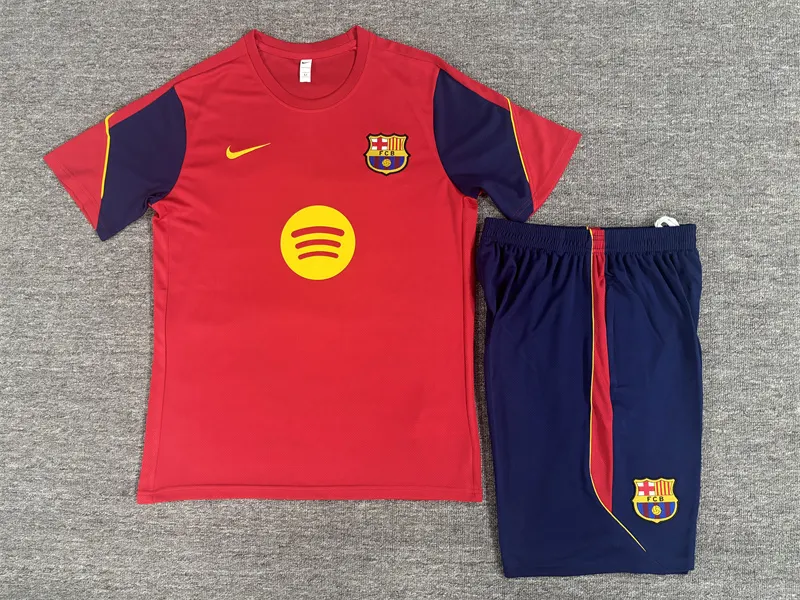 2026-27 Barcelona Red Short-Sleeve Training Jersey
