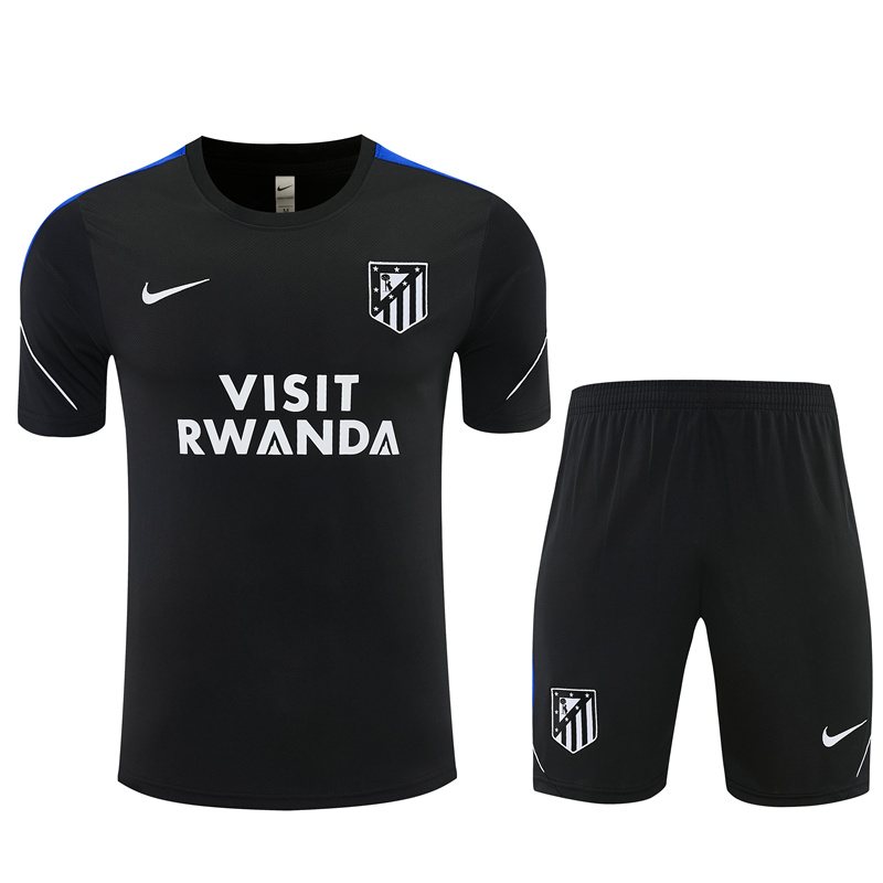 2026-27 Atlético Madrid Black Short-Sleeve Training Jersey