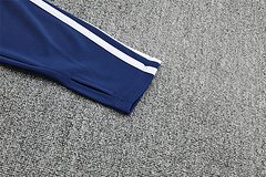 2025-26 Real Madrid Royal Blue Retro Half-Draw Training Jersey