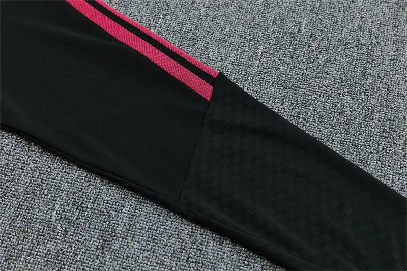 2026-27 Real Madrid Black Half-Zip Training Jersey