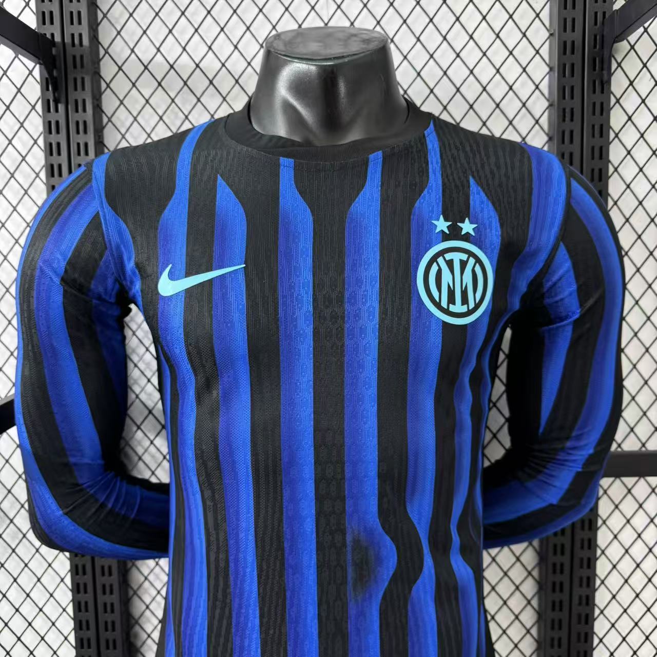 2025-26 Inter Milan Home Long-Sleeve Jersey - Player Version