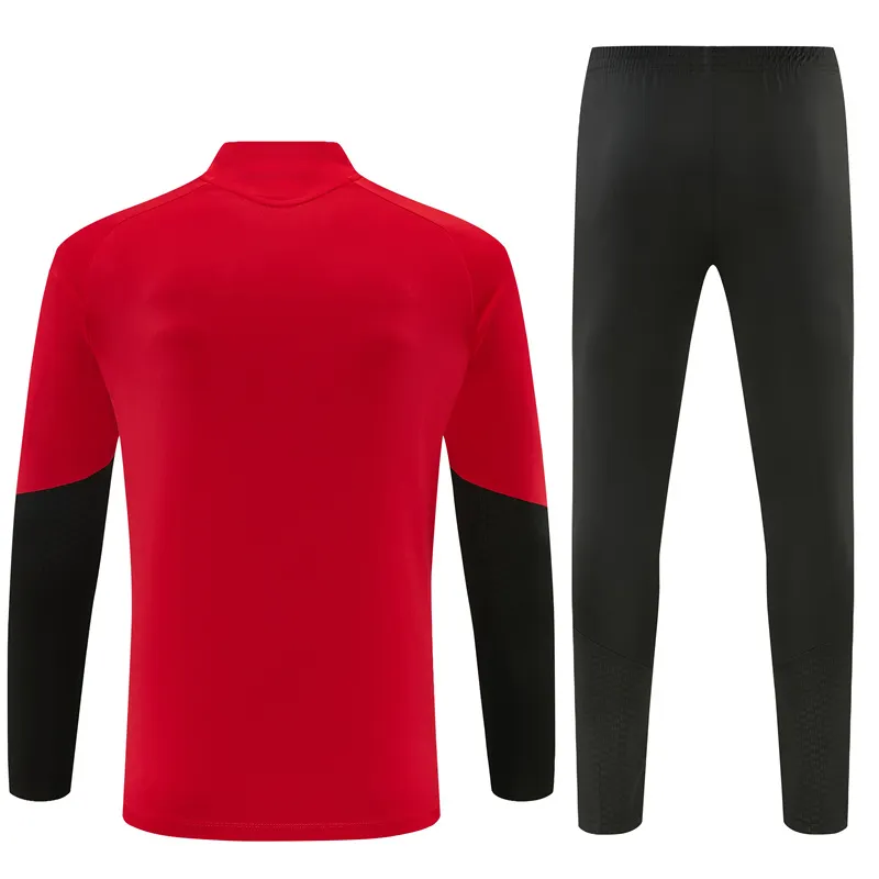 2026-27 Manchester United Red Half-Zip Training Jersey