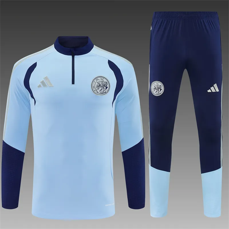 2026-27 Ajax Light Blue Half-Zip Training Suit