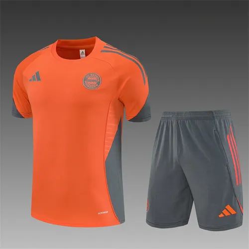 2025-26 Bayern Munich Orange Short Sleeve Training Jersey