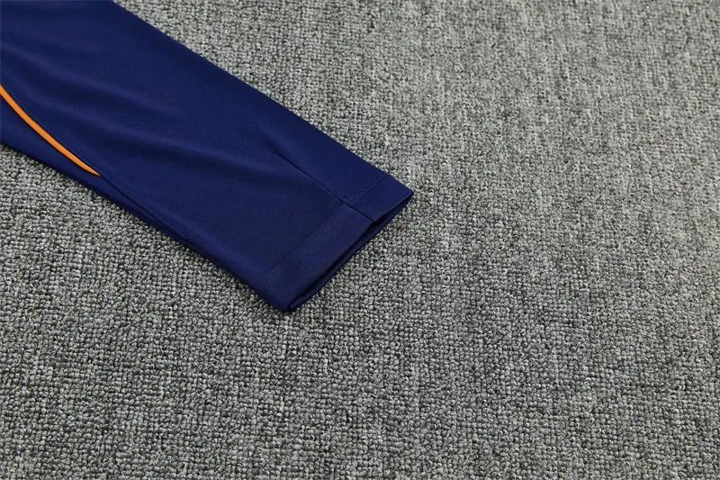 2026-27 France Royal Blue Half-Zip Training Jersey