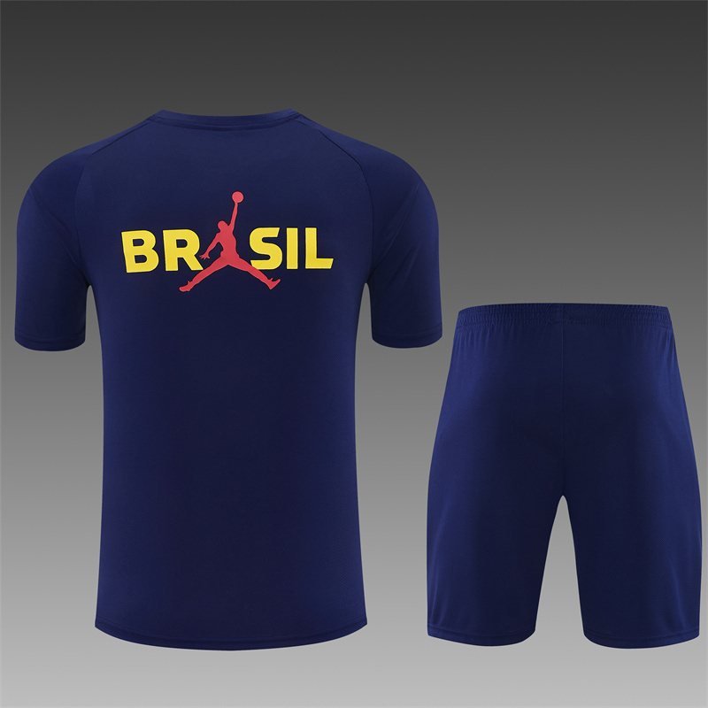 2026-27 Brazil Royal Blue Short-Sleeve Training Jersey