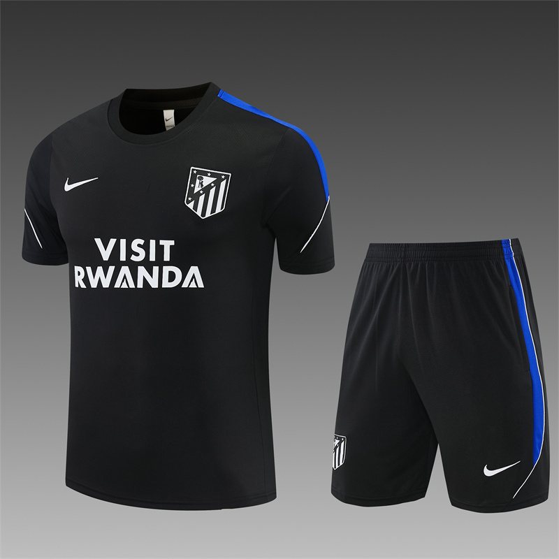 2026-27 Atlético Madrid Black Short-Sleeve Training Jersey