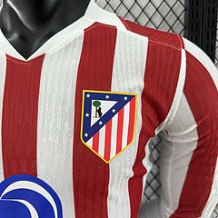 2025-26 Atletico Madrid Home Long Sleeve Shirt - Player Edition