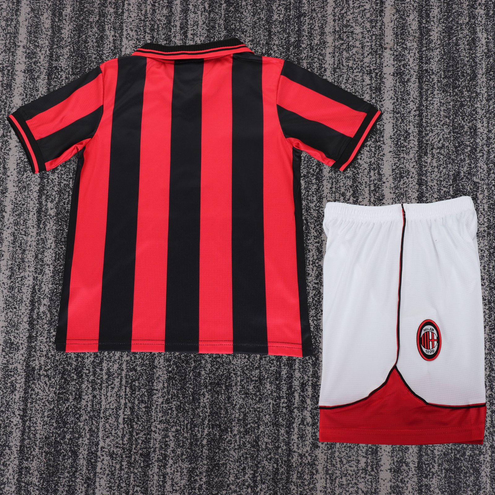 1997-98 AC Milan Home Retro Jersey - Kids