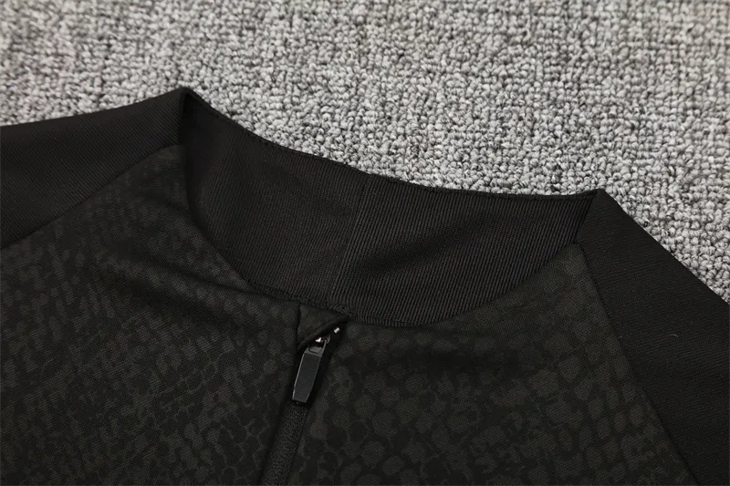 2025-26 Barcelona Black Half-Zip Training Jersey