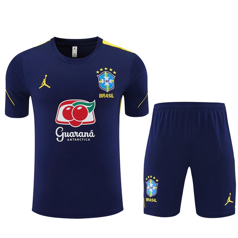 2026-27 Brazil Royal Blue Short-Sleeve Training Jersey
