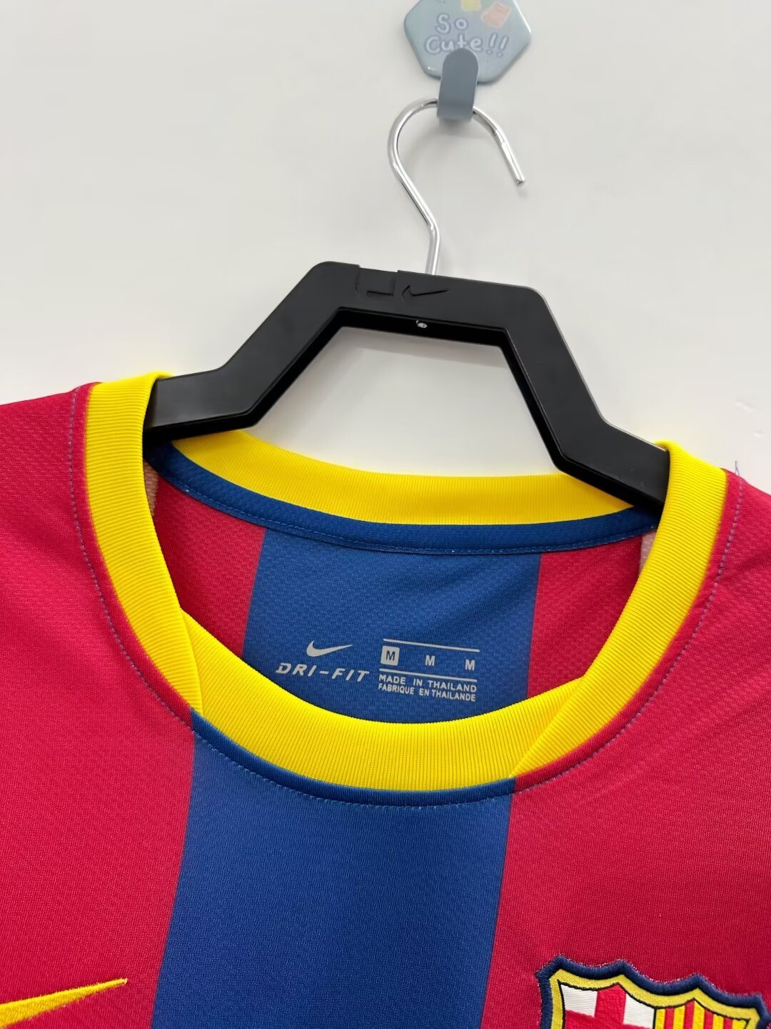 2010-11 Barcelona Home Long Sleeve Retro Jersey