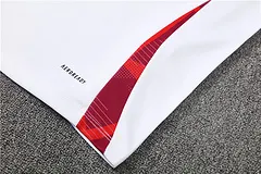 2025-26 Manchester United White Half-Raised Training Jersey