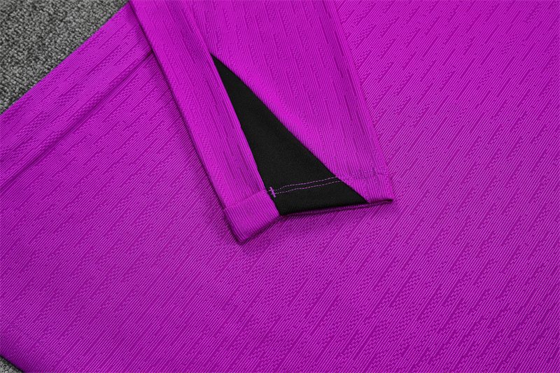 2025-26 England Purple Half-Zip Training Jersey