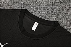 2025-26 Manchester City black short-sleeved training jersey