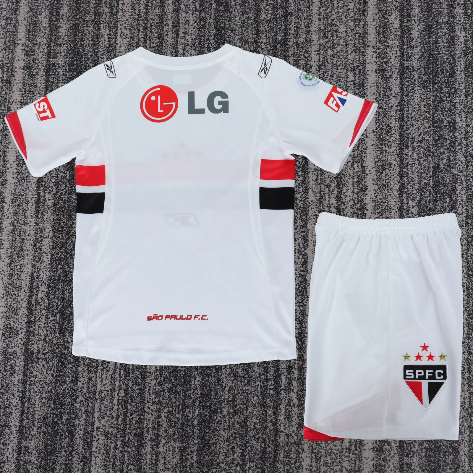 2007-08 São Paulo Home Retro Jersey - Children's