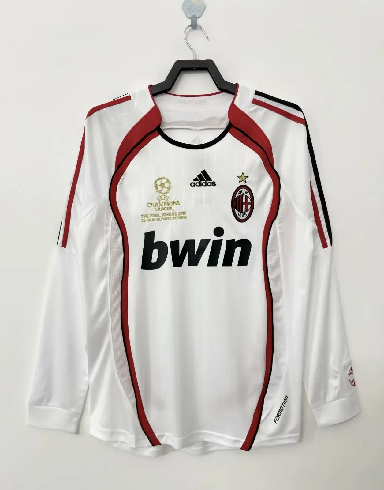 2006-07 AC Away Long Sleeve Retro Jersey