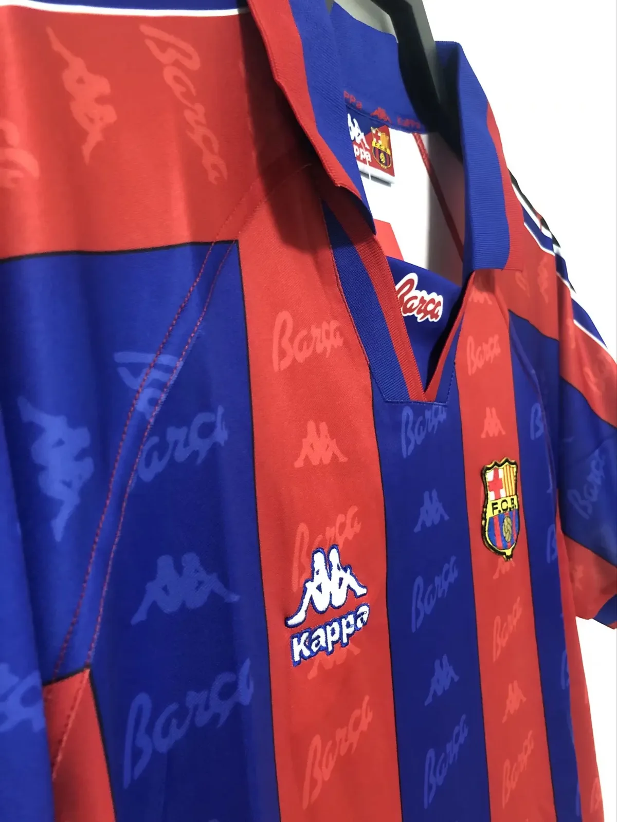 1996-97 Barcelona Home Retro Jersey