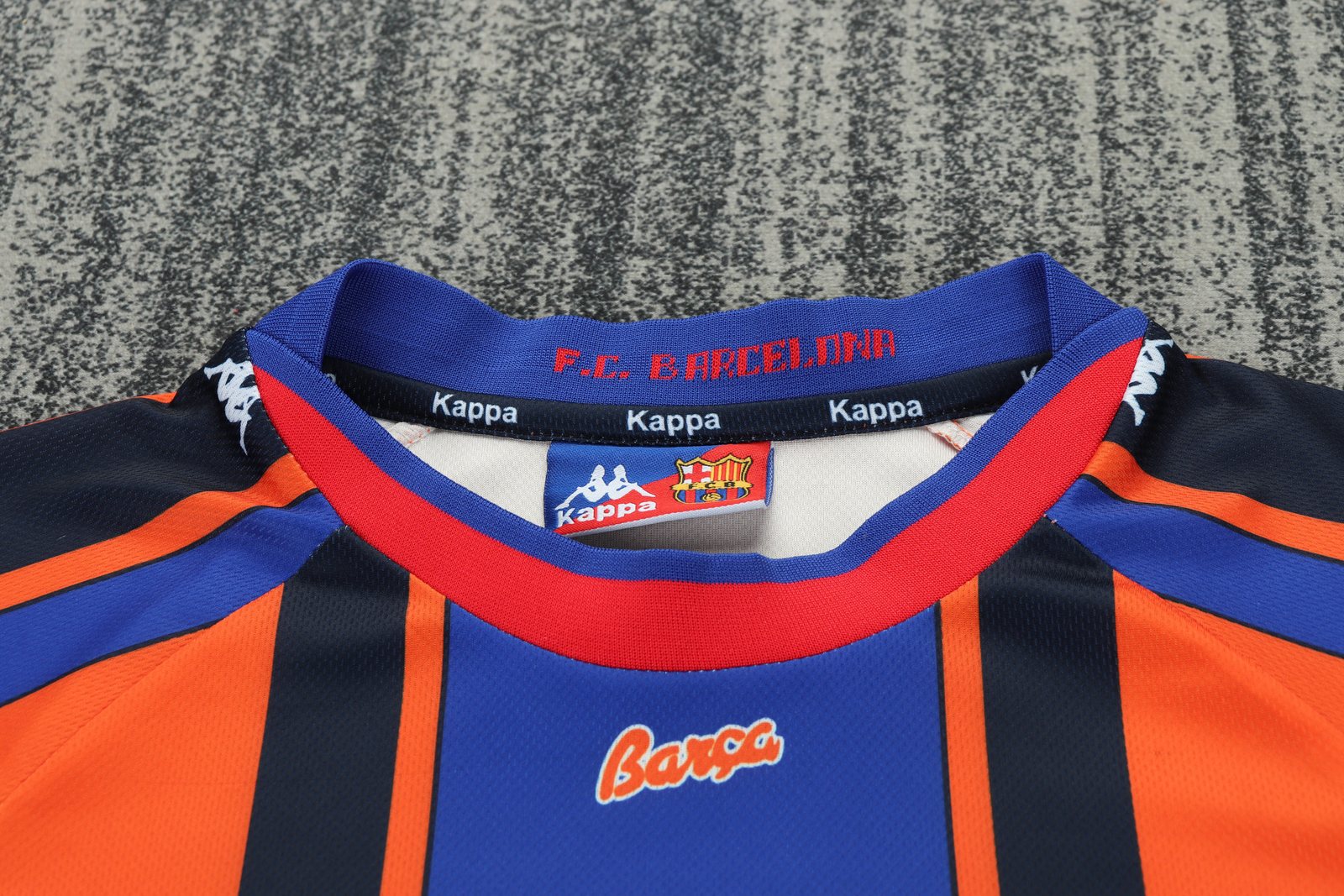 1997-98 Barcelona Away Retro Jersey - Kids