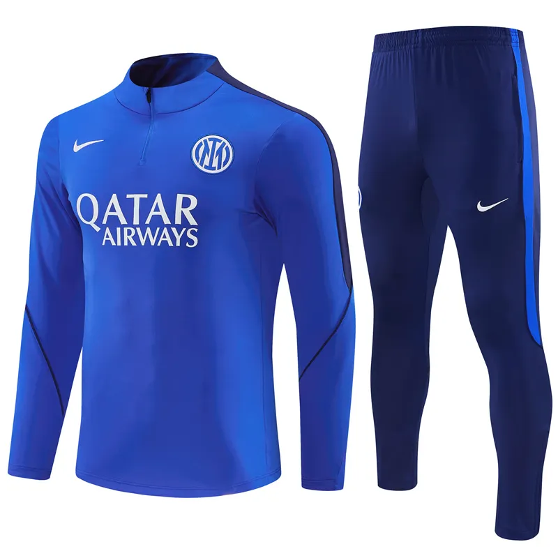 2026-27 Inter Milan Blue Half-Zip Training Jersey