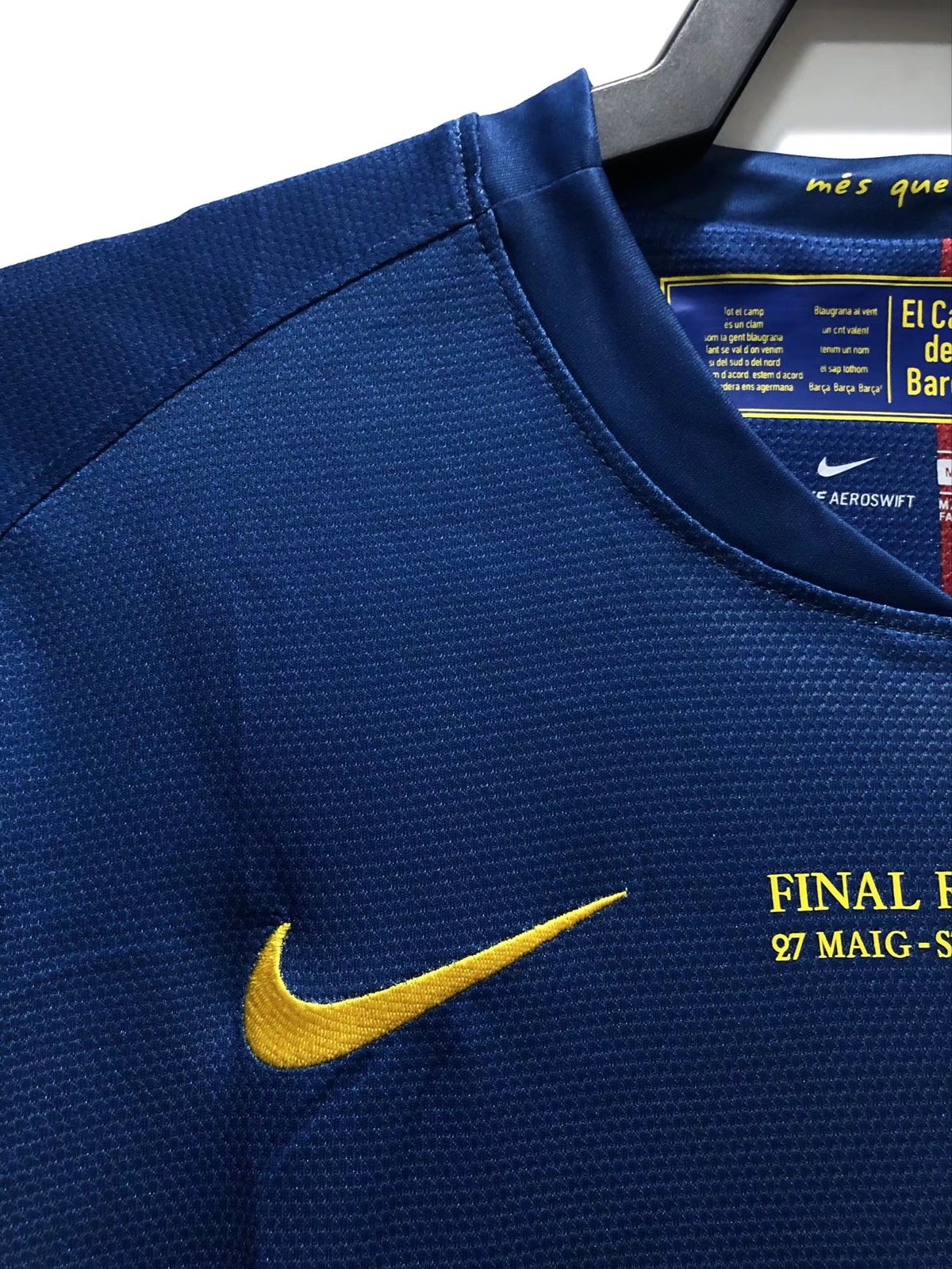 2008-09 Barcelona Home Long Sleeve Retro Shirt - Champions League Edition