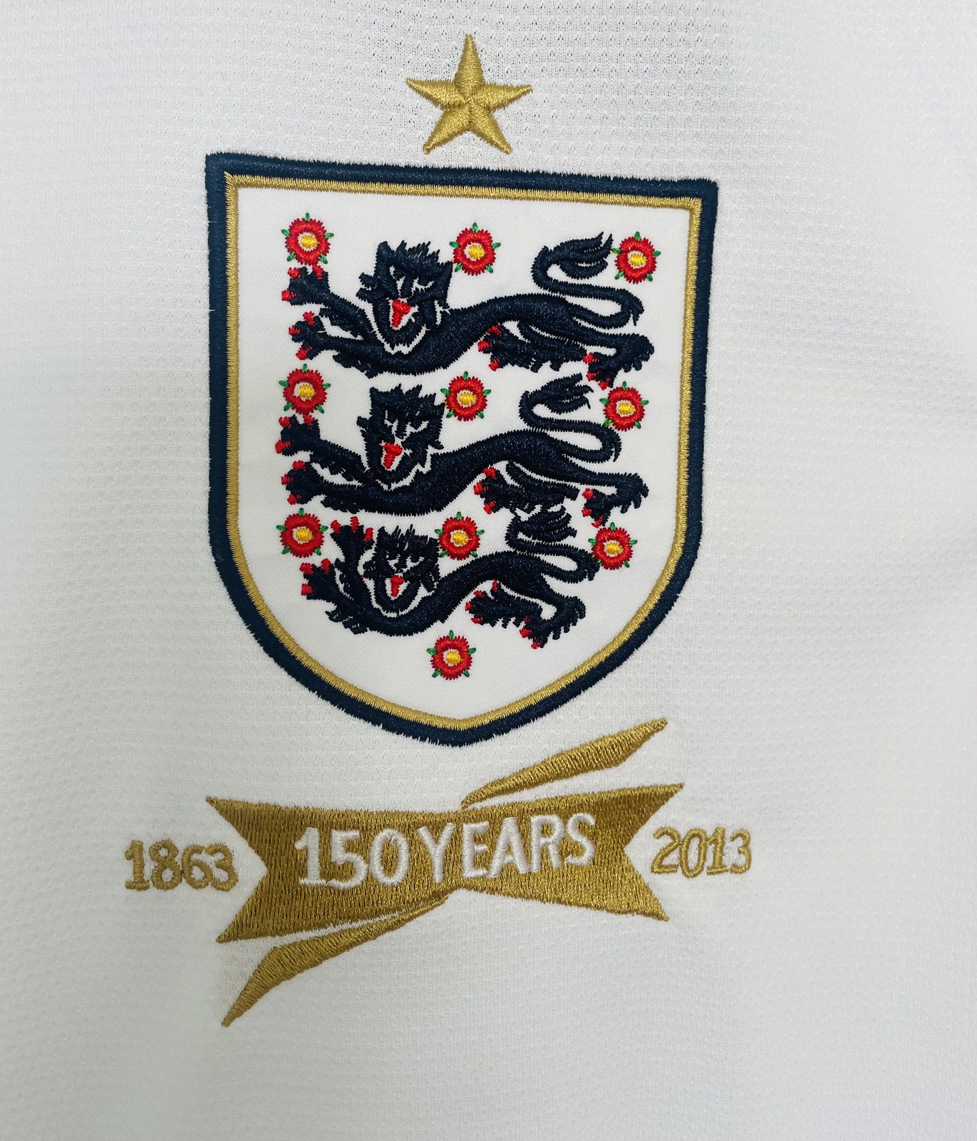2013 England Home Retro Jersey