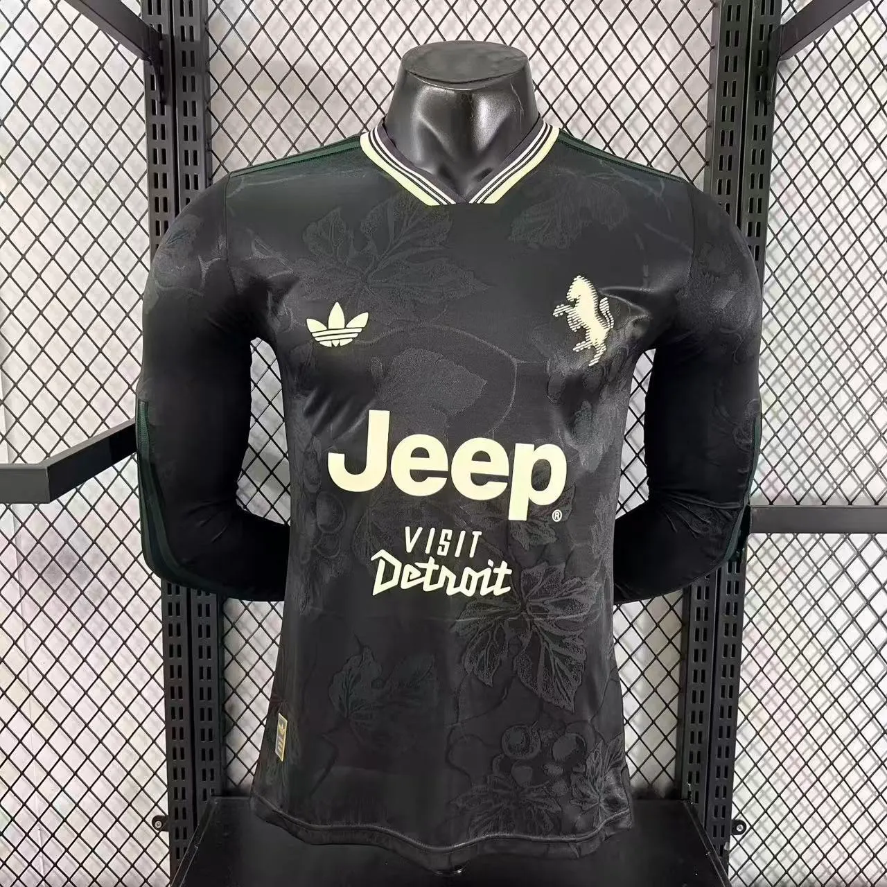 2025-26 Juventus Second Away Long-Sleeve Jersey - Player Version