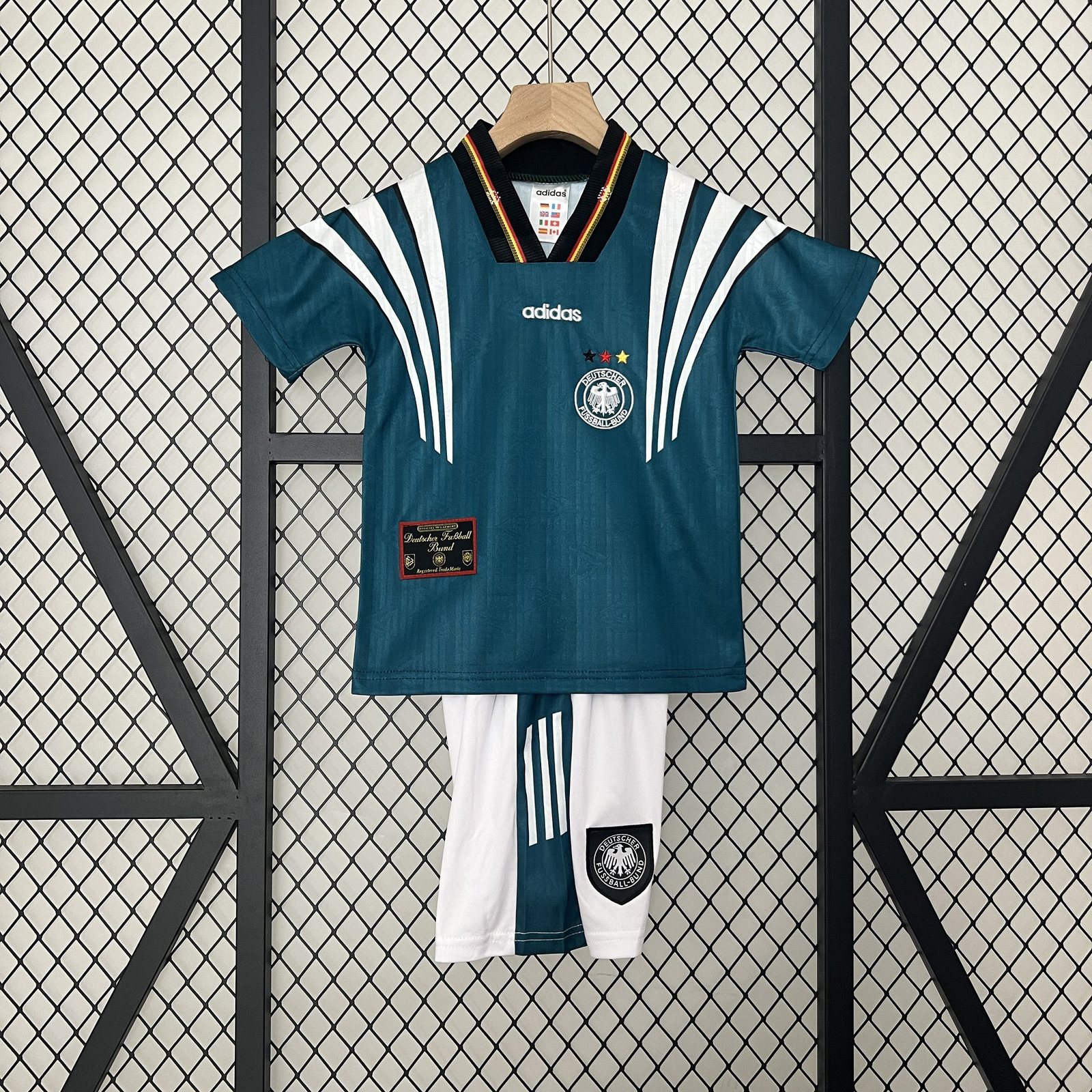 1996 Germany Away Retro Shirt - Kids 