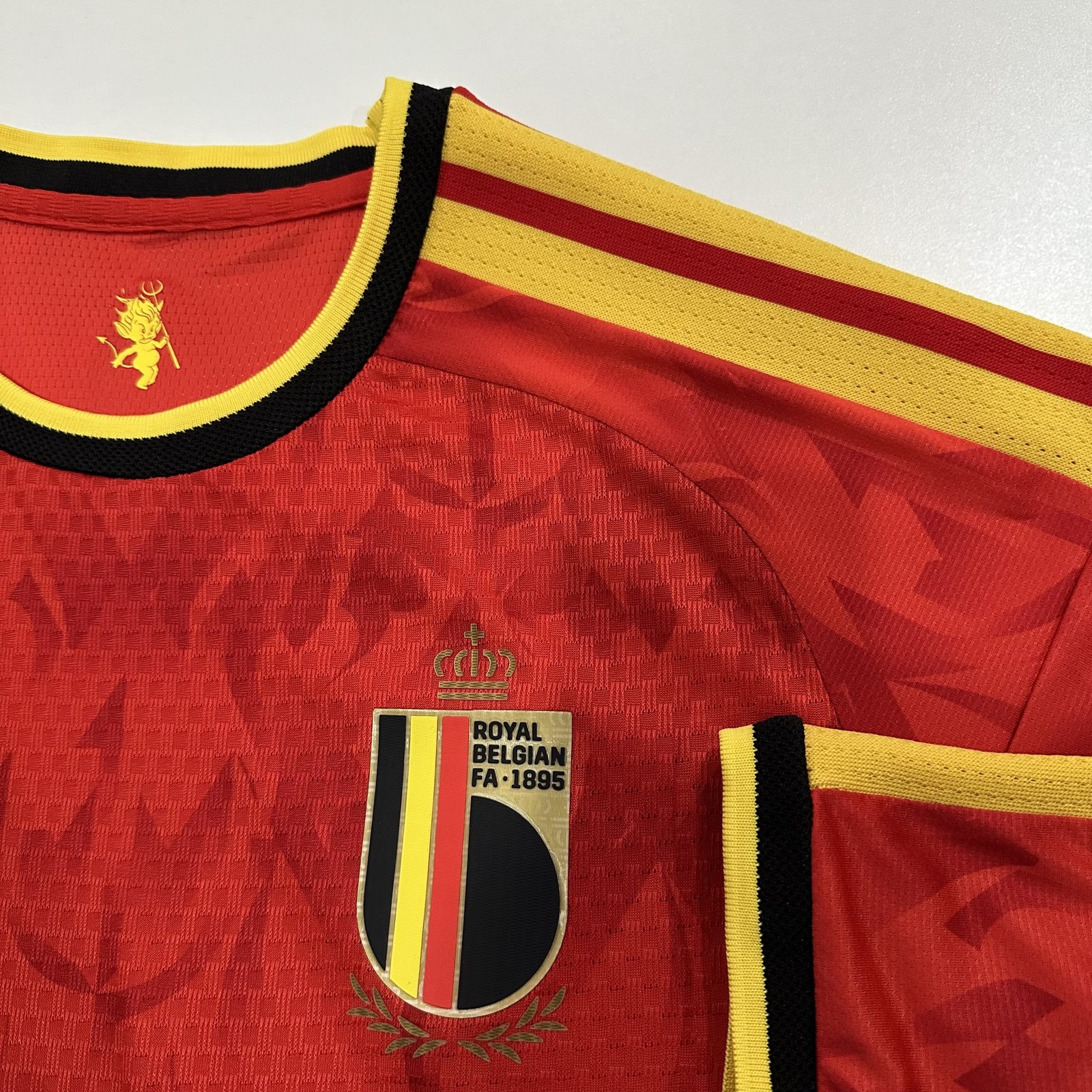 2026-27 Belgium Home Long-Sleeve Jersey – Player Version