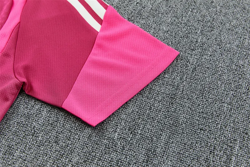 2026-27 Real Madrid Magenta Short-Sleeve Training Jersey