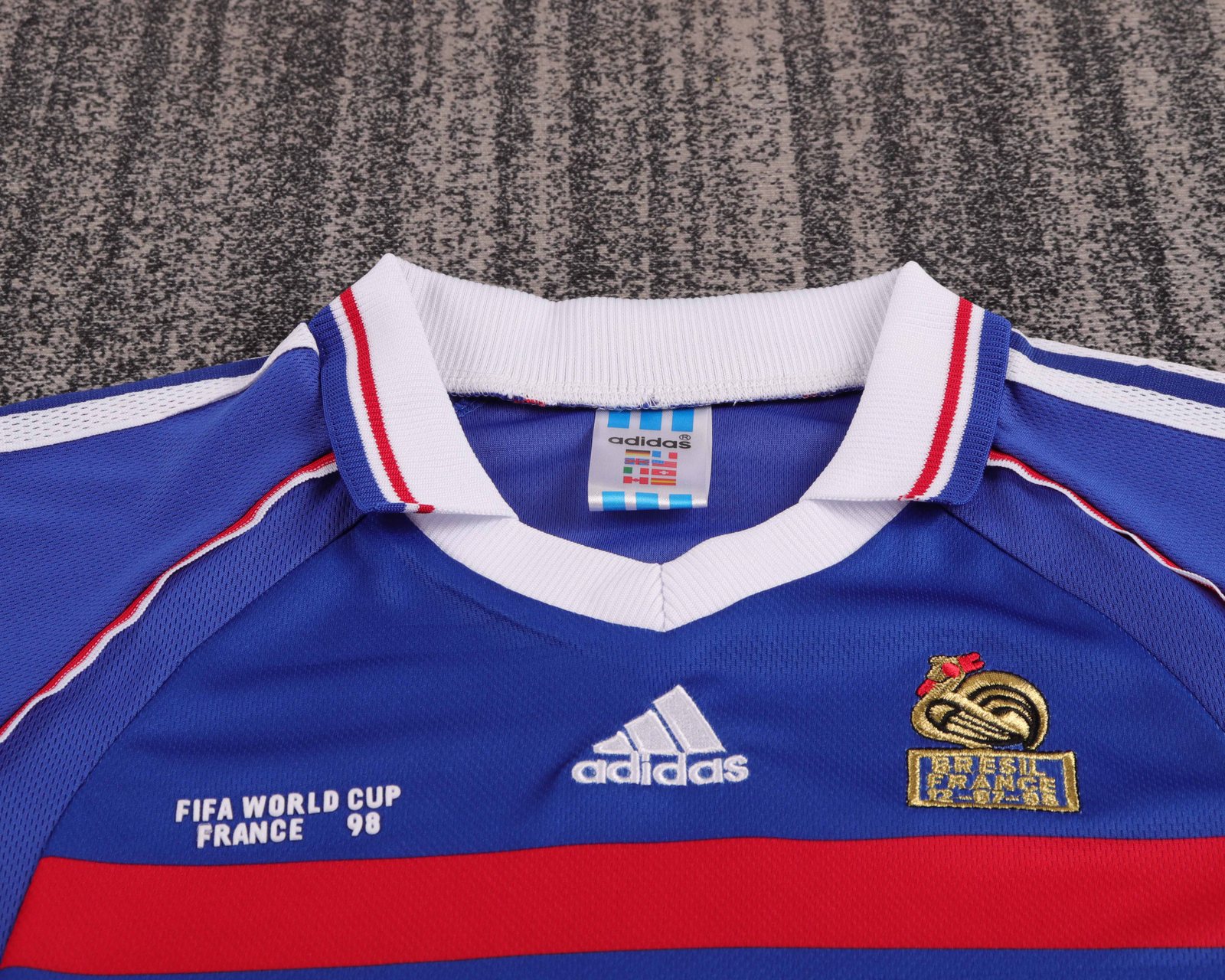 1998 France Home Retro Shirt - Kids Sizes