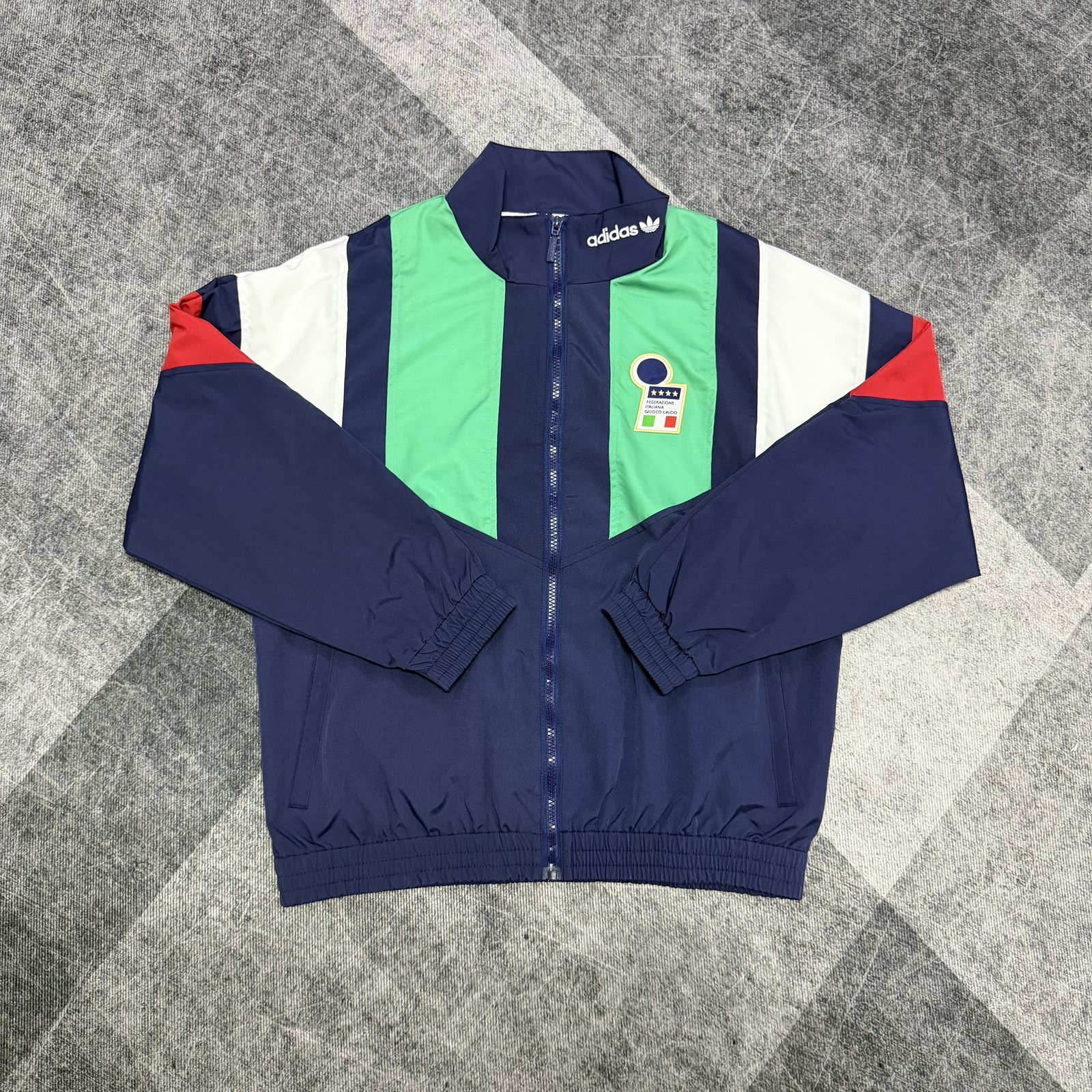 2026-27 Italy Royal Blue Waterproof Training Windbreaker