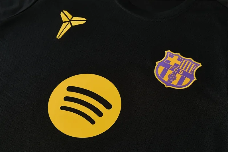 2026-27 Barcelona Black Short-Sleeve Training Jersey